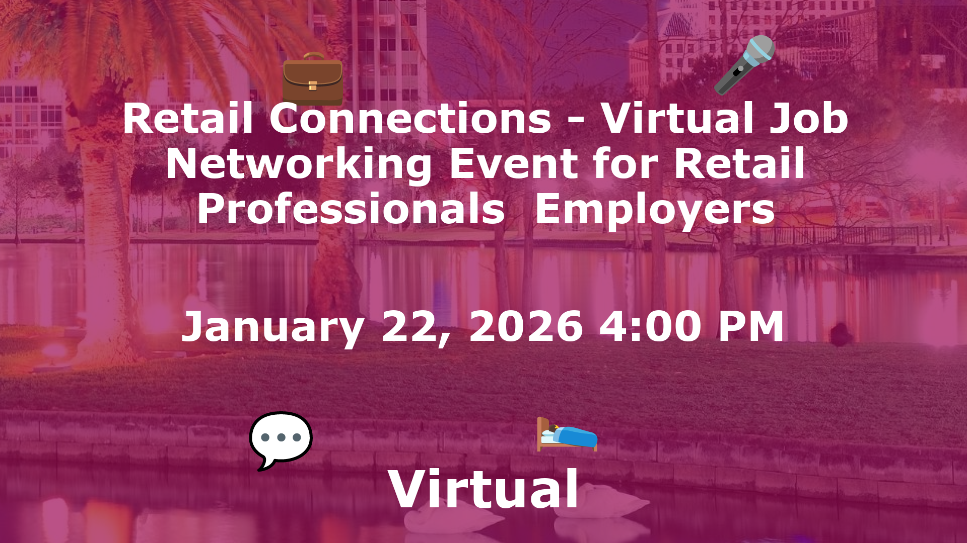 Retail Connections - Virtual Job  Networking Event for Retail Professionals  Employers event image